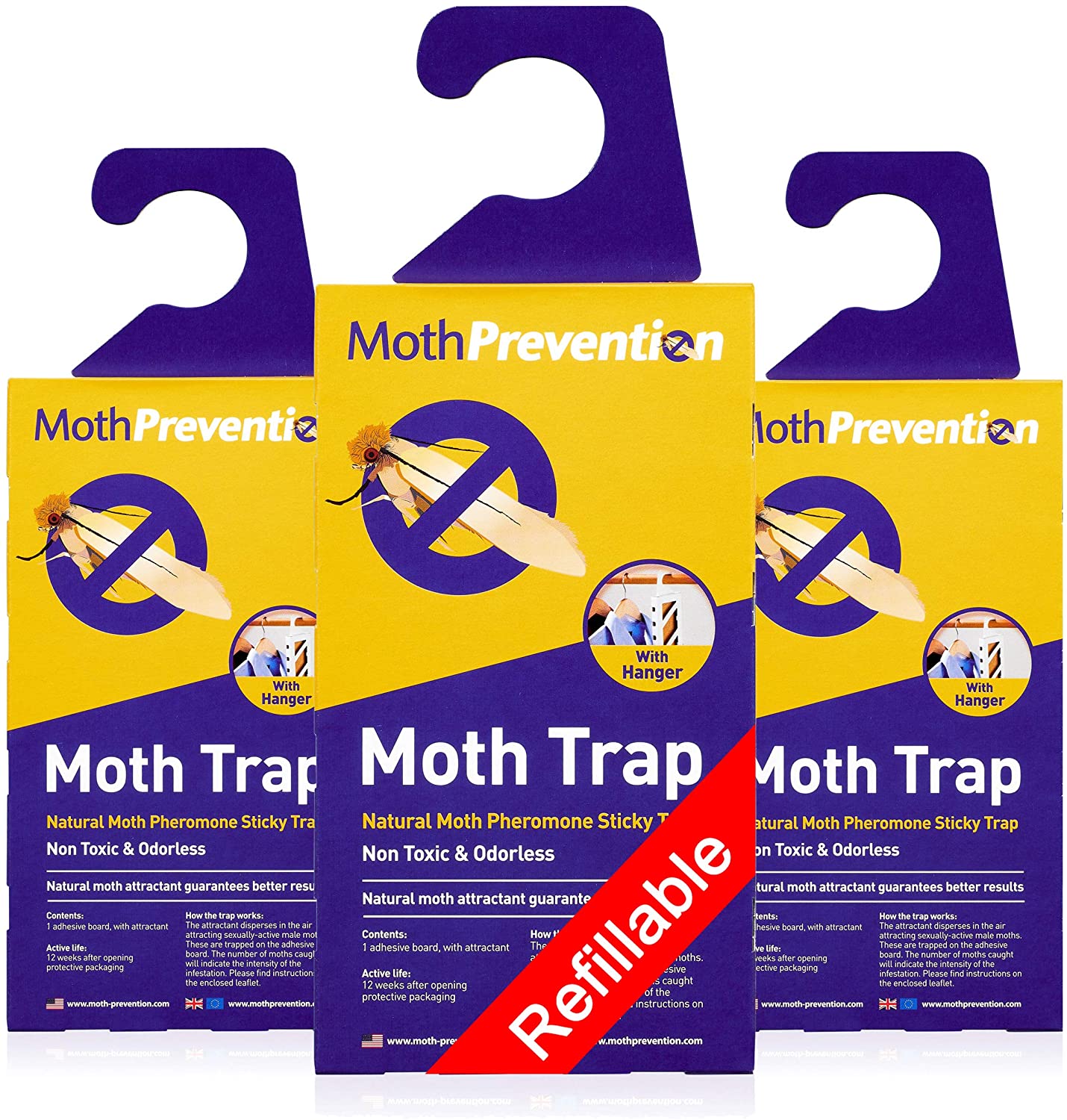 Details about   Eco-Friendly Moth Traps with Pheromones Sticky Adhesive Tool safe no poison 