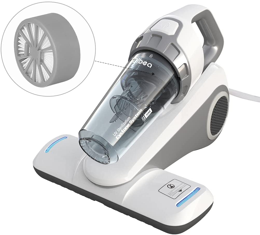 Dibea Bed Vacuum Cleaner with Roller Brush