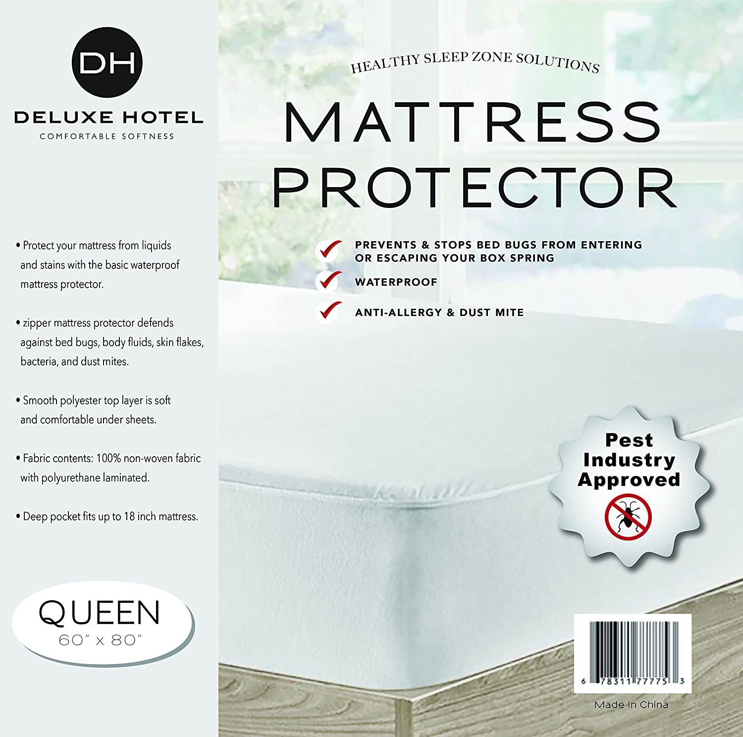 CrystalTowels Ultimate Zippered Mattress Protector