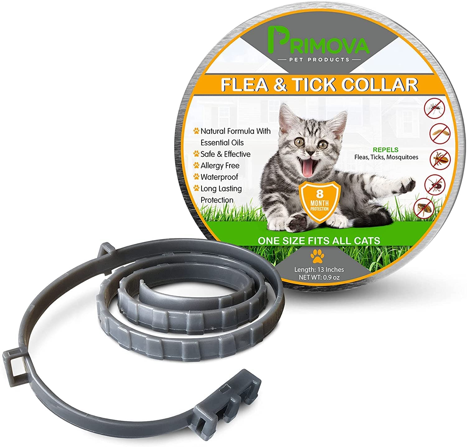 Primova Pet Products - Flea and Tick Cat Collar