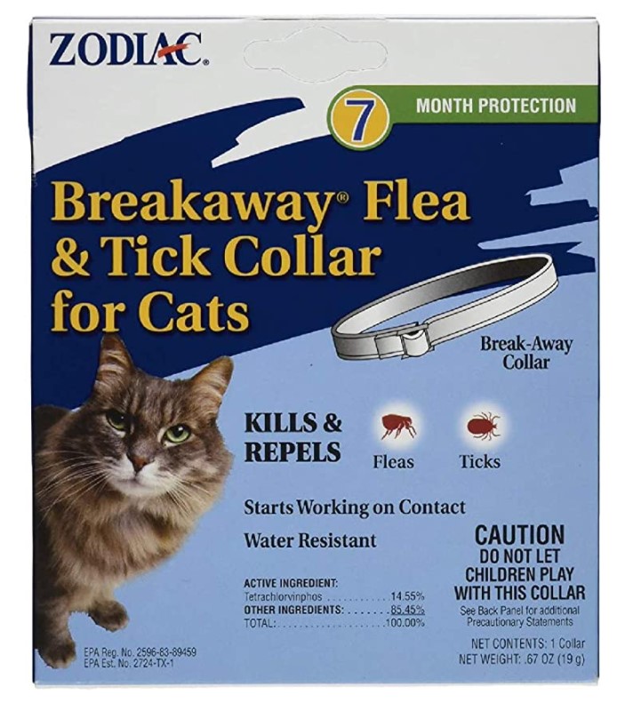 Zodiac Breakaway Flea & Tick Collar for Cats