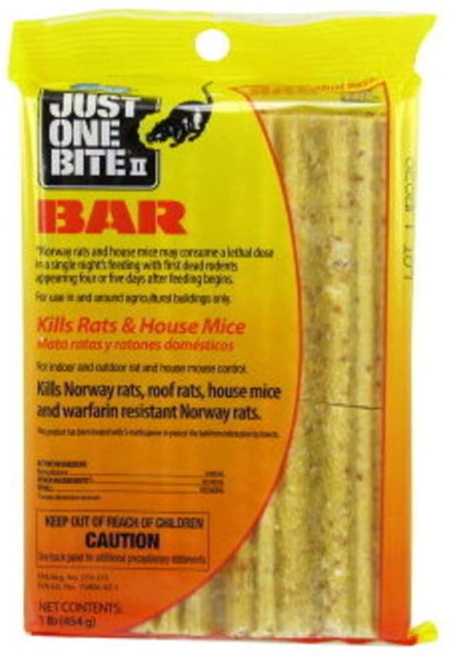 Just One Bite II 16 oz. Rodent Rat Bait Cake Blocks