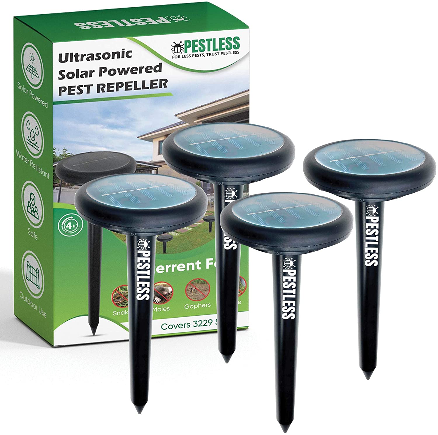Pestless Upgraded Ultrasonic Pest Repeller