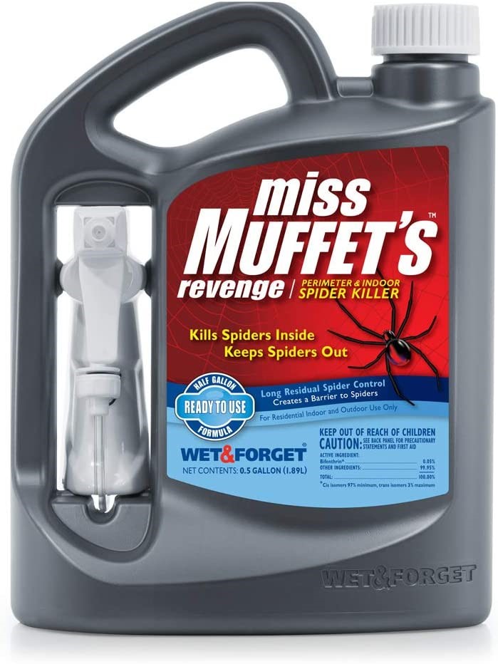 Miss Muffet's Revenge Spider Killer Indoor and Outdoor Spider Control